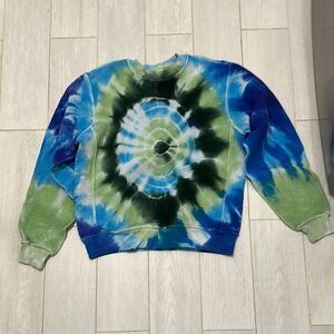 Madhappy XS blue tie dye sweatshirt